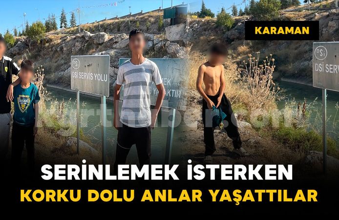 Serinlemek isterken korku dolu anlar yaşattılar: Bakın ne dediler