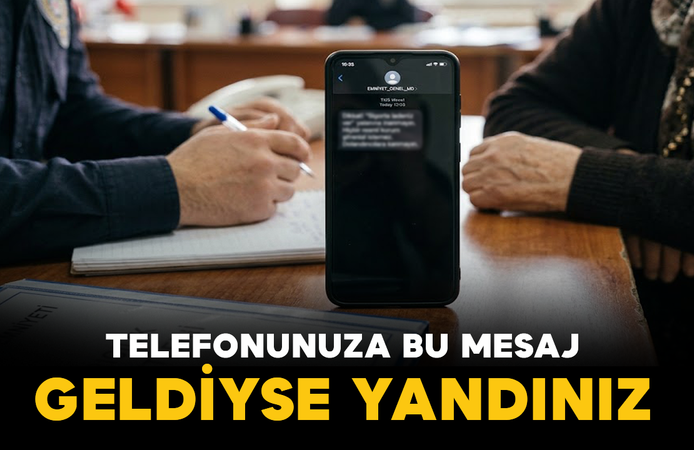 Telefonunuza Bu Mesaj Geldiyse Yandınız