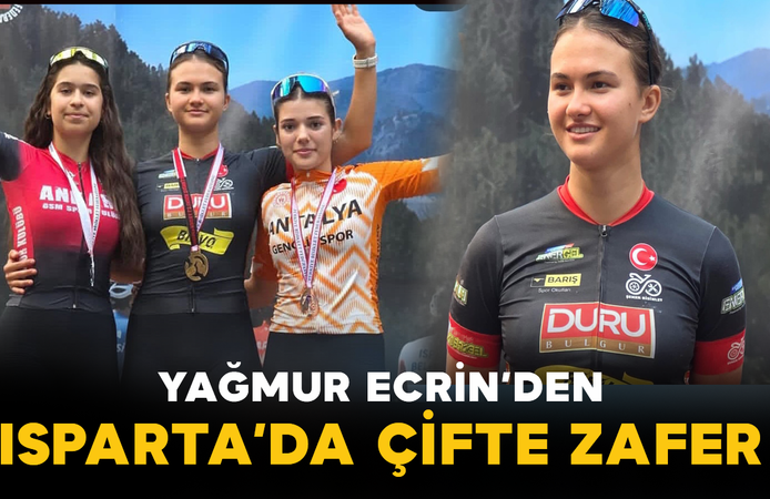 Yağmur Ecrin’den Isparta’da Çifte Zafer