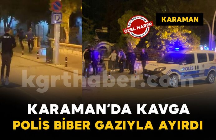 İsmet Paşa Caddesi'nde hareketli dakikalar: Biber gazıyla müdahale edildi