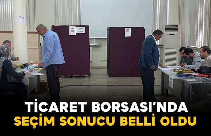 Karaman Ticaret Borsası'nda seçim sonucu belli oldu