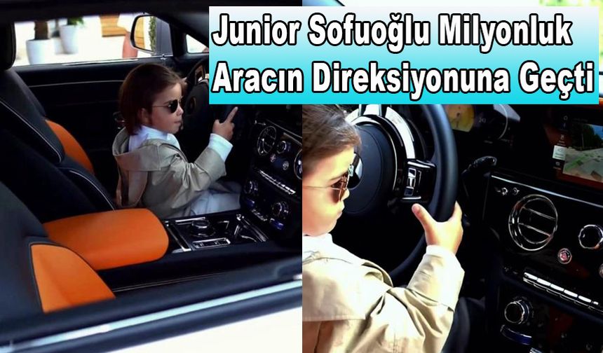 Junior Sofuoğlu Milyonluk Aracın Direksiyonuna Geçti