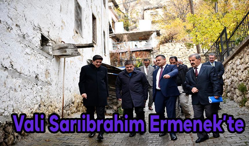 Vali Sarıibrahim Ermenek'te