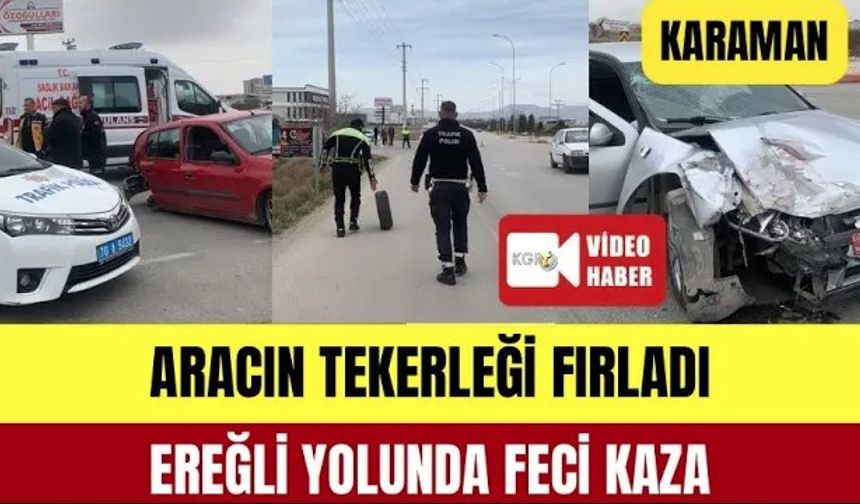 Otomobilin Tekeri Fırladı TIKLA