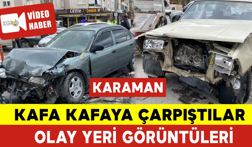 2 Otomobil Çarpıştı 3 Kişi Yaralandı