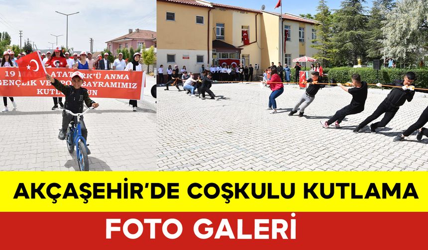 Akçaşehir’de Coşkulu Kutlamadan Kareler