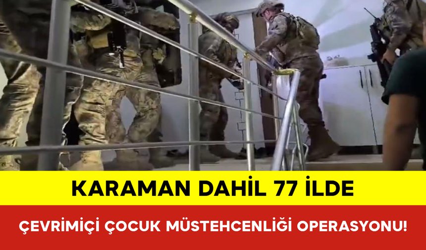 Karaman Dahil 77 İlde 'Sibergöz-37' Operasyonları: 156 Gözaltı