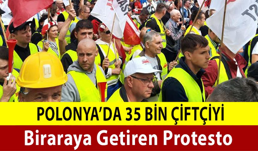 Polonyo'lu Çifçilerini Sahaya İndiren Protesto