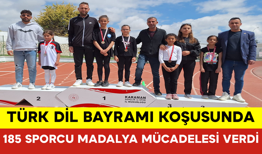 Türk Dil Bayramı Koşusunda 185 Sporcu Madalya Mücadelesi Verdi