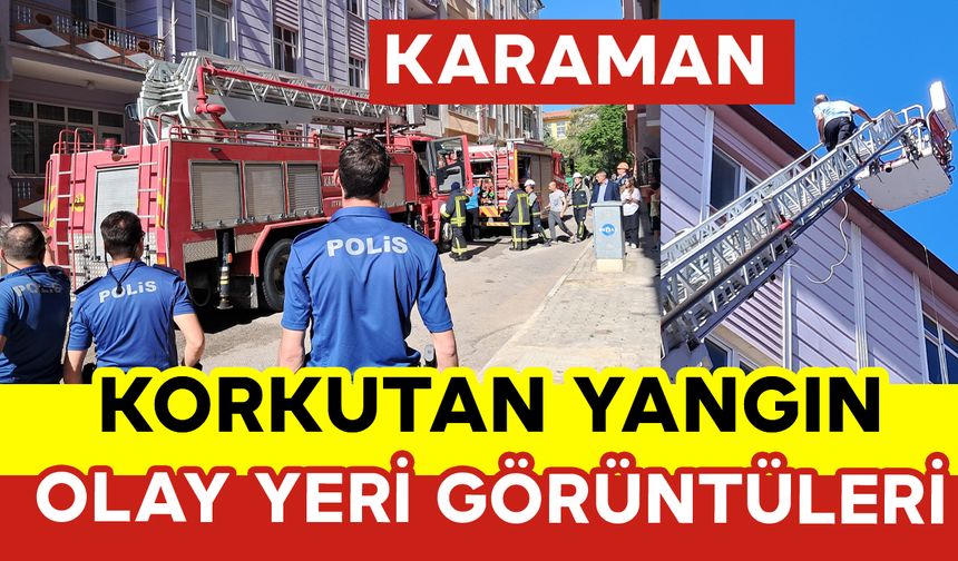 5 Katlı Apartmanın Çatısı Yandı