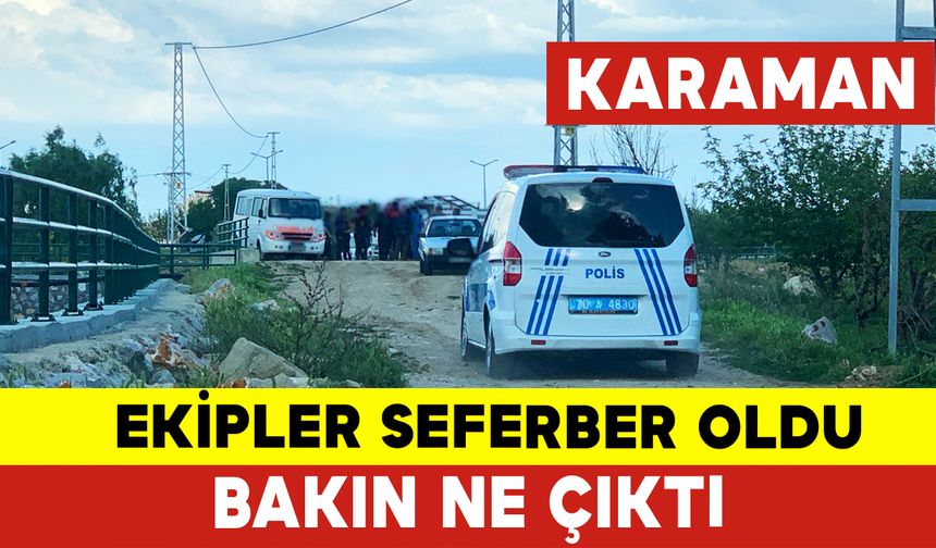 Ekipler Seferber Oldu Bakın Ne Çıktı