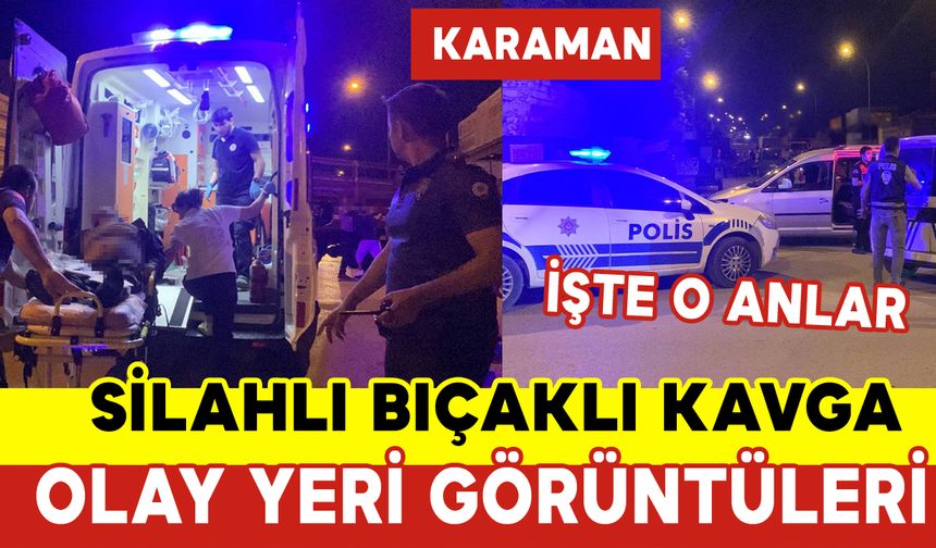 İki Grup Arasında Silahlı Bıçaklı Kavga: 2 Yaralı