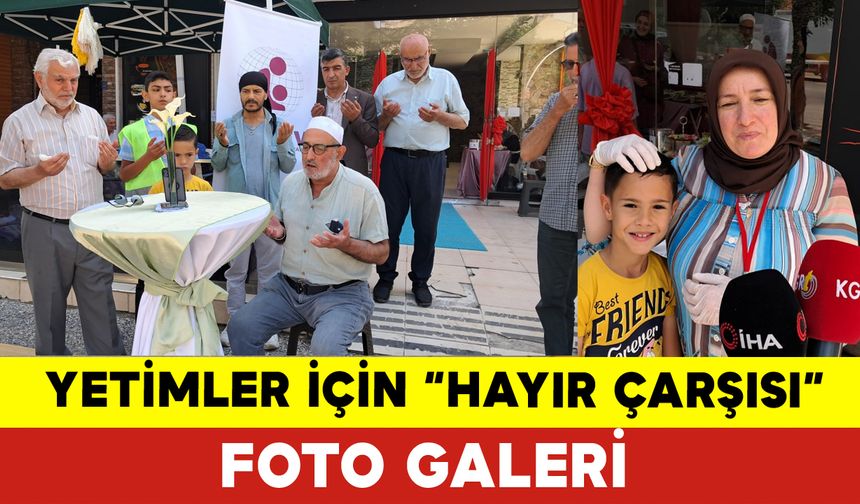 Karaman'da Yetimler İçin Hayır Çarşısı