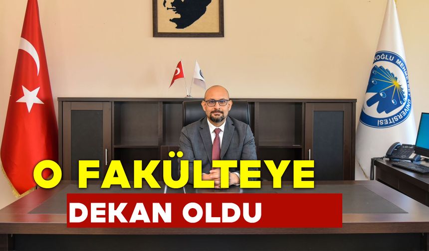 Karamanoğlu Mehmet Bey Üniversitesi’ne Yeni Dekan
