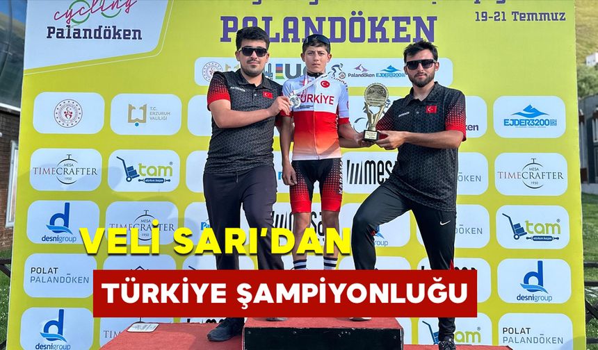 Veli Sarı’dan Türkiye Şampiyonluğu