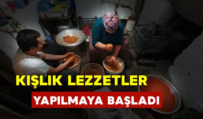 Kışlık Lezzetler Şimdiden Hazır Ediliyor