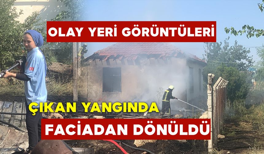 Faciadan Dönülen Yangının Olay Yeri Görüntüleri