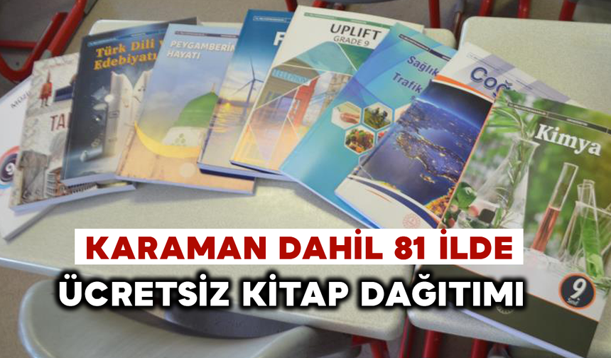 Karaman Dahil 81 İlde Ücretsiz Kitap Dağıtımı