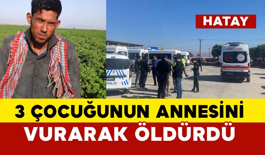 3 çocuğunun annesini vurarak öldüren adam yakalandı