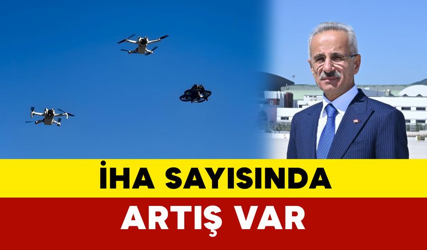 Bakan Uraloğlu açıkladı İHA sayısı artıyor