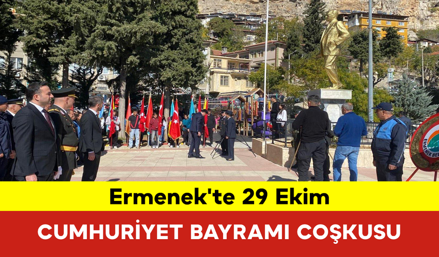 Ermenek'te 29 Ekim Cumhuriyet Bayramı Coşkusu