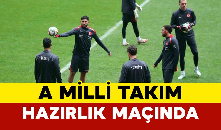 A Milli Takım, Karadağ maçının hazırlıklarını sürdürdü