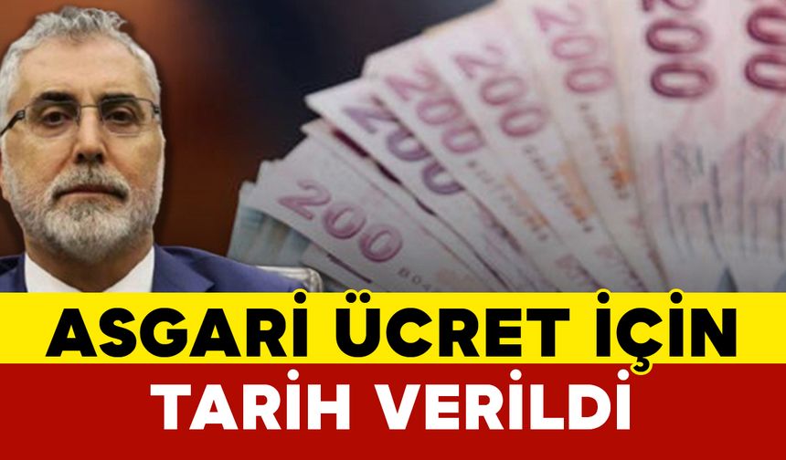 Asgari Ücret İçin Tarih Verildi