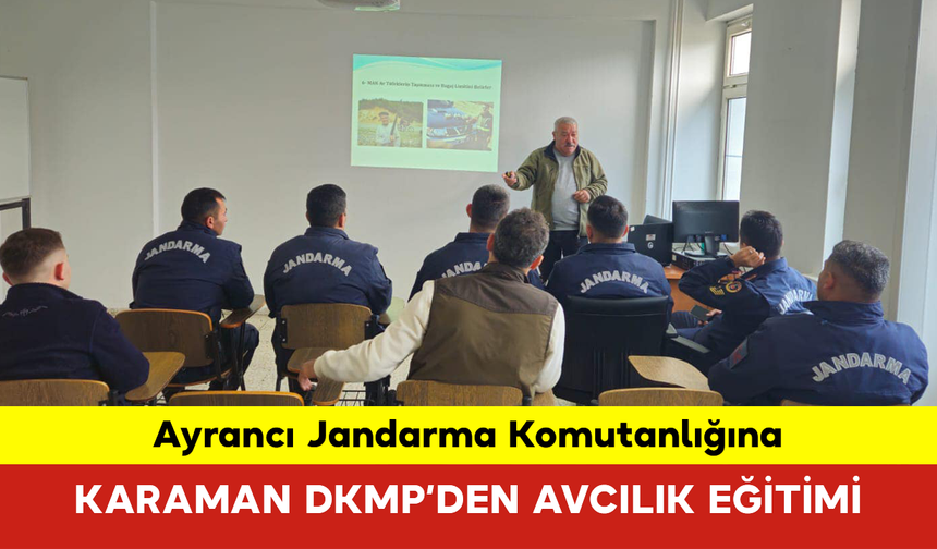 Ayrancı Jandarma Komutanlığına Avcılık Eğitimi