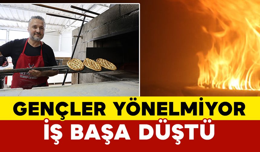 Kalifiye işçi bulamayınca küreği eline alıp fırının başına geçti