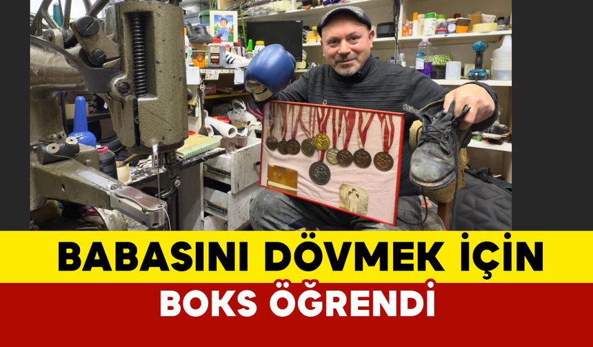 Babasını dövmek için boksa başladı ve  boks öğrendi