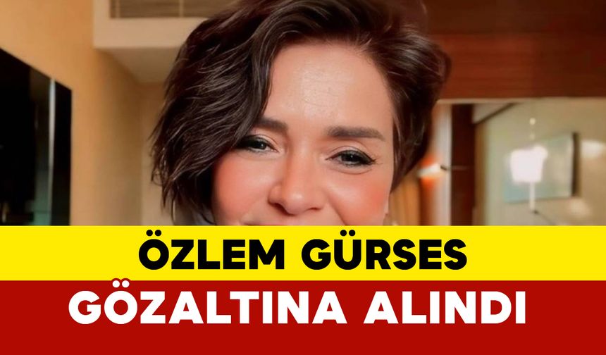 Gazeteci Özlem Gürses gözaltına alındı