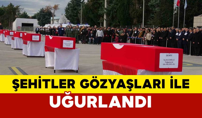 Isparta şehitlerini gözyaşları ile uğurladı