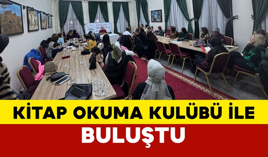 Karaman Kitap Okuma Kulübü Onur Caymaz ile Buluştu