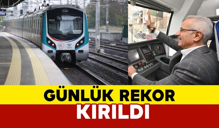 Marmaray'da Günlük Yolcu Rekoru Kırıldı: 743 Bin 596 Yolcu Taşındı