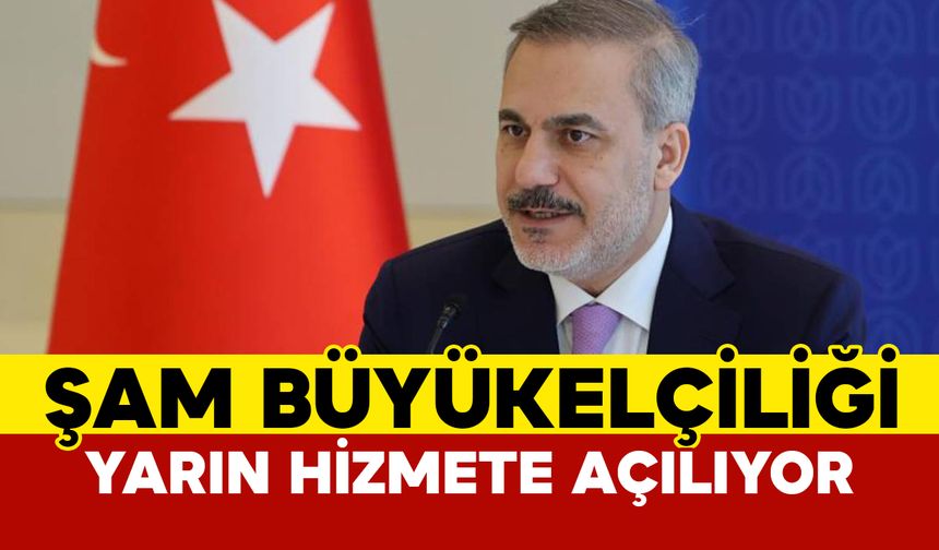 Türkiye’nin Şam Büyükelçiliği yarından itibaren faaliyete geçecek”