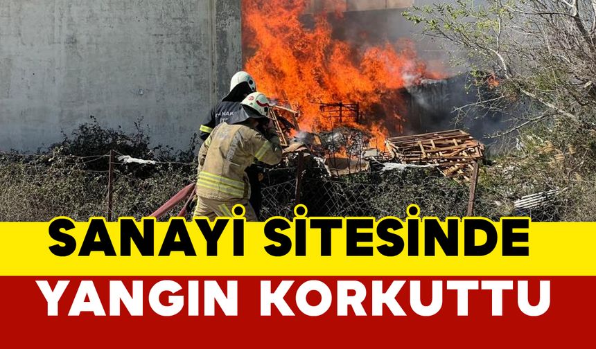Çanakkale'de Küçük Sanayi Sitesi'nde Çıkan Yangın Kontrol Altına Alındı