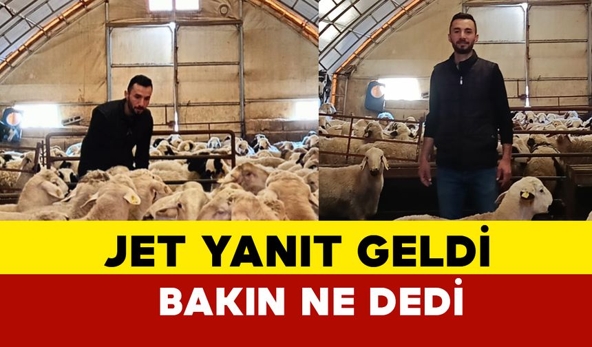 Koyun Keçi Birliği Başkan Adayı Sağkaya'dan Jet Yanıt Geldi