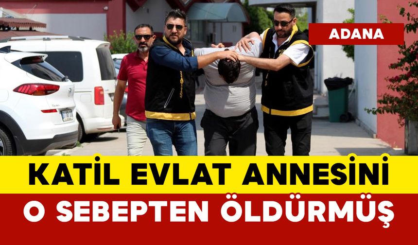 Katil evlat annesini bakın ne sebepten öldürmüş