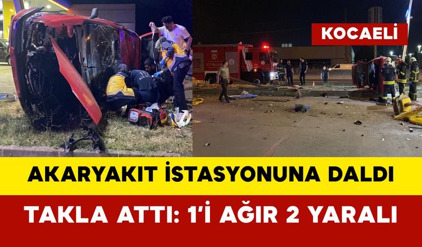 Korkunç kazada 1'i ağır 2 kişi yaralandı