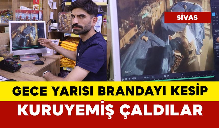 Gece yarısı kuruyemiş hırsızlığı