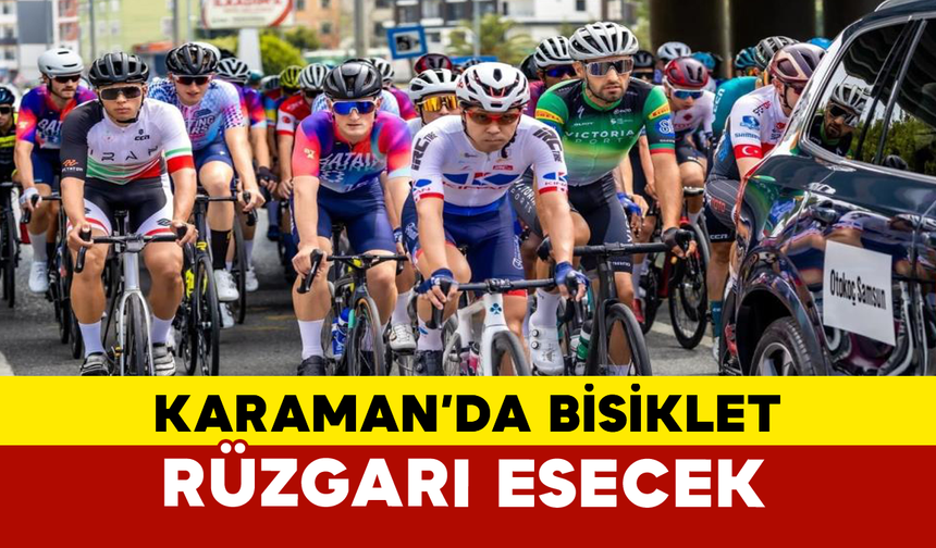 Karaman’da Bisiklet Rüzgarı Esecek