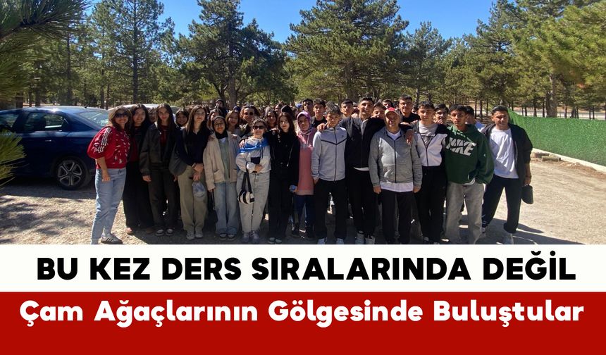 Bu Kez Ders Sıralarında Değil, Çam Ağaçlarının Gölgesinde Buluştular