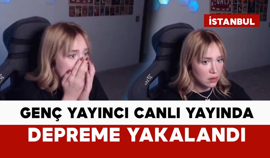 Depreme canlı yayında yakalandı