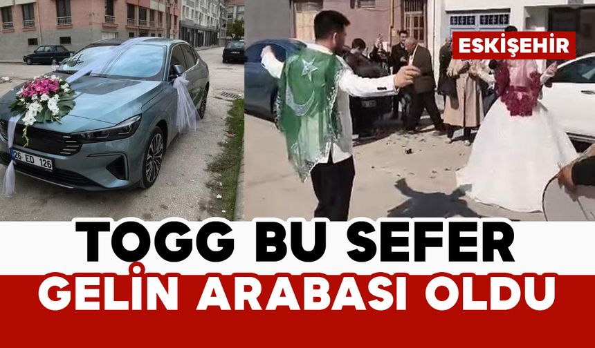 TOGG'un T10F modeli gelin arabası oldu