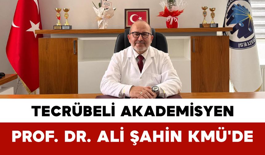 Tecrübeli Akademisyen Prof. Dr. Ali Şahin Kmü'de