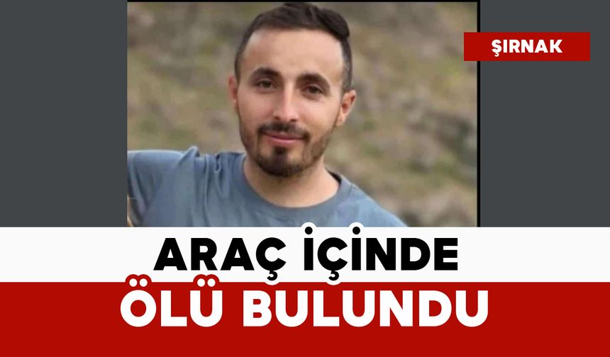 Araç içinde ölü bulundu