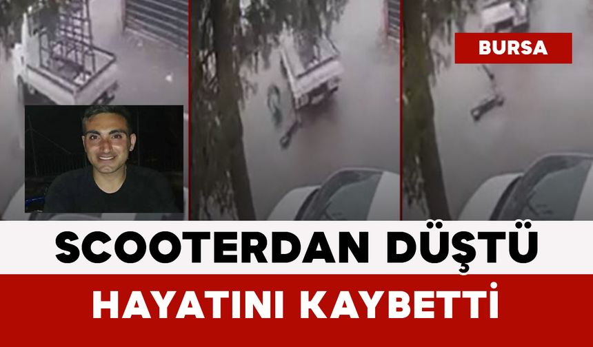 Scooterdan Düştü Kamyonetin Altında Kalarak Hayatını Kaybetti