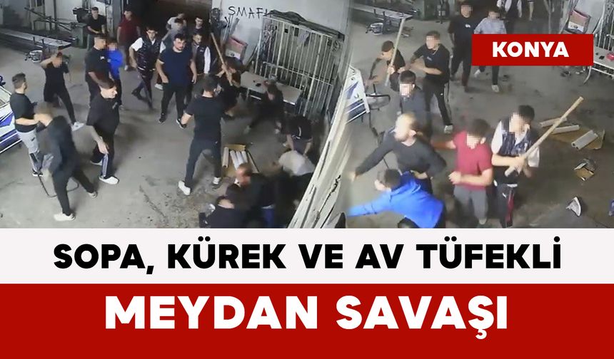 Sopa Kürek ve Av Tüfekli Meydan Savaşı