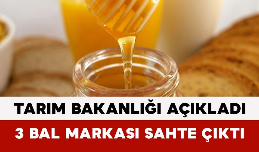 Tarım Bakanlığı Açıkladı: 3 Bal Markası Sahte Çıktı