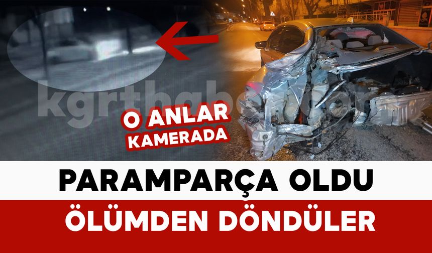 Kontrolden çıkan araç defalarca savruldu: o anlar kamerada